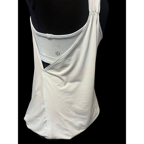 Lululemon No Limit Womens Light Blue Racerback Tank Top, Outdoors, Hiking, Size - Picture 3 of 12